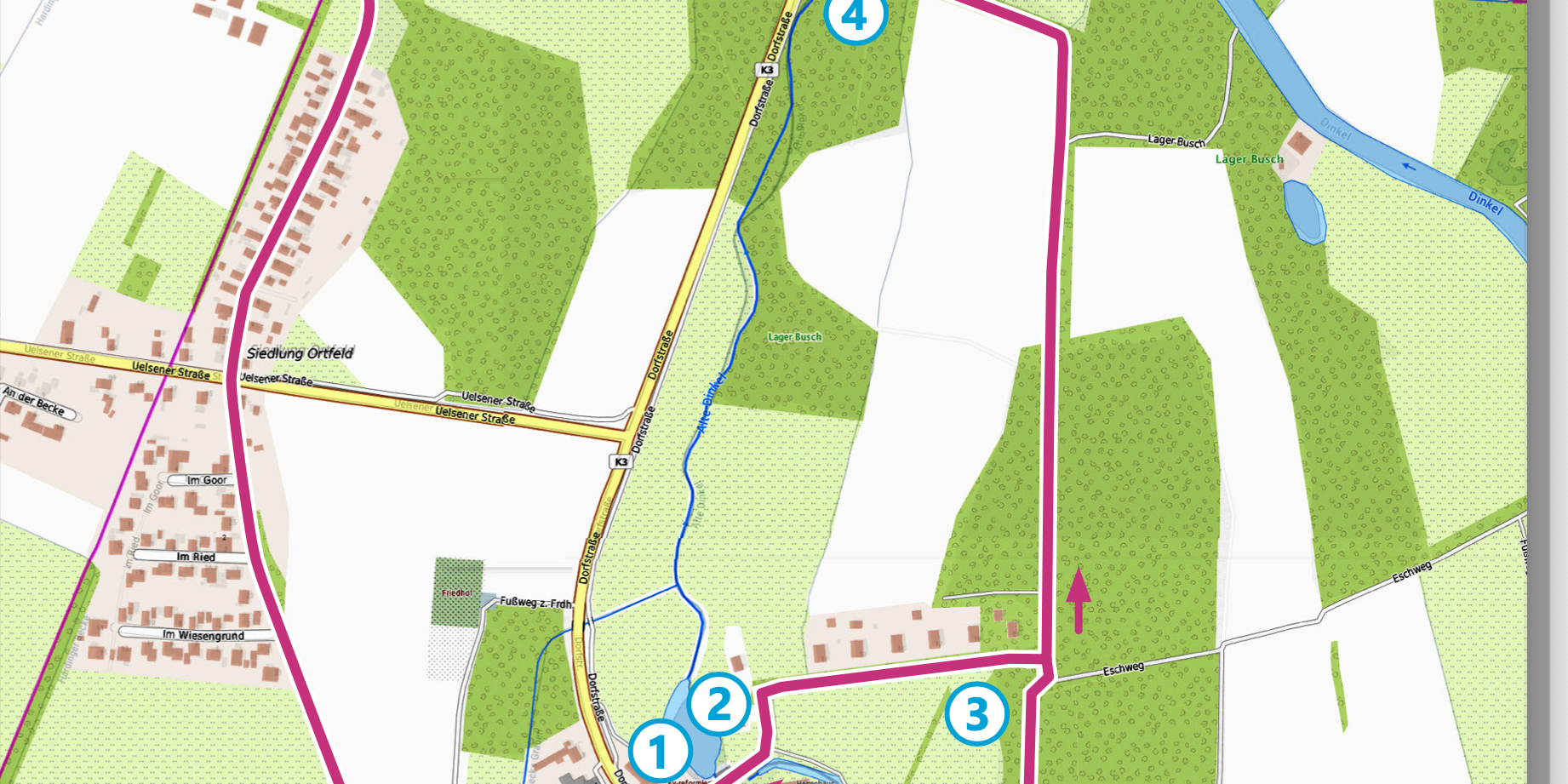 Voorblad Lageroute