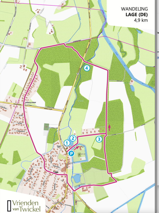 Voorblad Lageroute